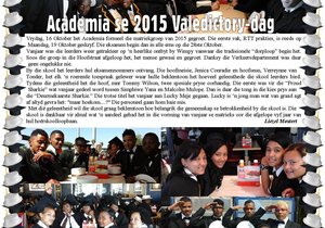 Academia se 2015 Valedictory-dag